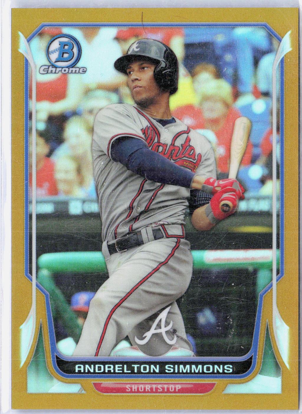Andrelton Simmons [Gold Refractor] #149