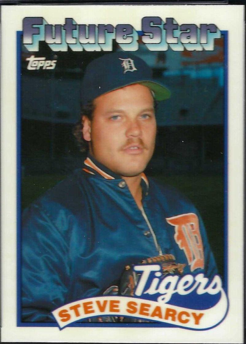 Steve Searcy #167 Baseball Cards 1989 Topps Tiffany