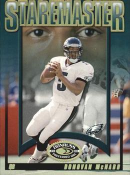 Donovan McNabb #SM-05 Football Cards 2000 Panini Donruss Preferred Staremaster