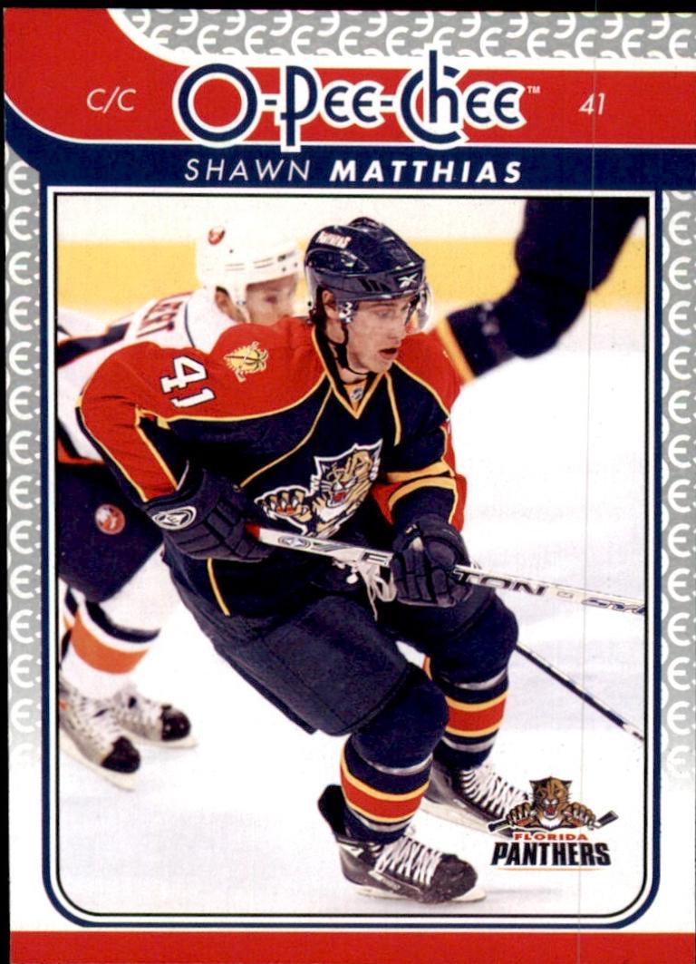 Shawn Matthias #372 2009-10 O-Pee-Chee Hockey