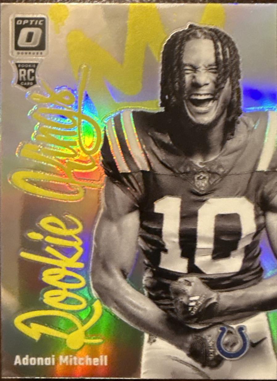 Adonai Mitchell #16 Football Cards 2024 Panini Donruss Optic Rookie Kings