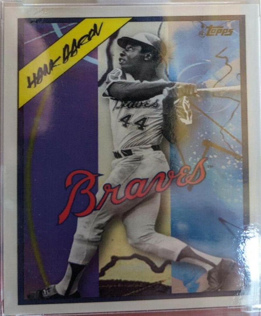 Hank Aaron #66 2021 Topps Project 70 Baseball