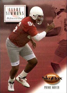 Clyde Simmons #8 Football Cards 1994 Skybox Premium