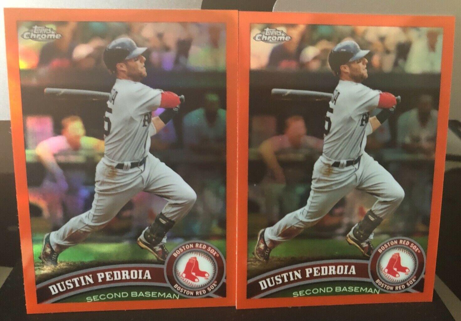 Dustin Pedroia [Orange Refractor] #161