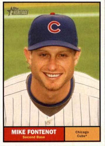 Mike Fontenot #27 Baseball Cards 2010 Topps Heritage