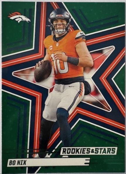 Bo Nix #4 2025 Panini Rookies & Stars Football