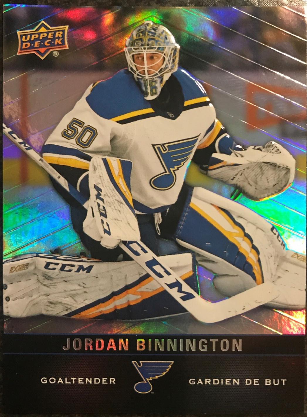 Jordan Binnington #10 2019 Upper Deck Tim Hortons Hockey