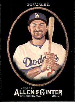 Adrian Gonzalez #5 Baseball Cards 2017 Topps Allen & Ginter X