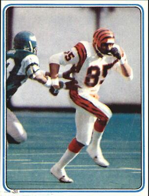 Isaac Curtis #31 Football Cards 1983 Topps Stickers