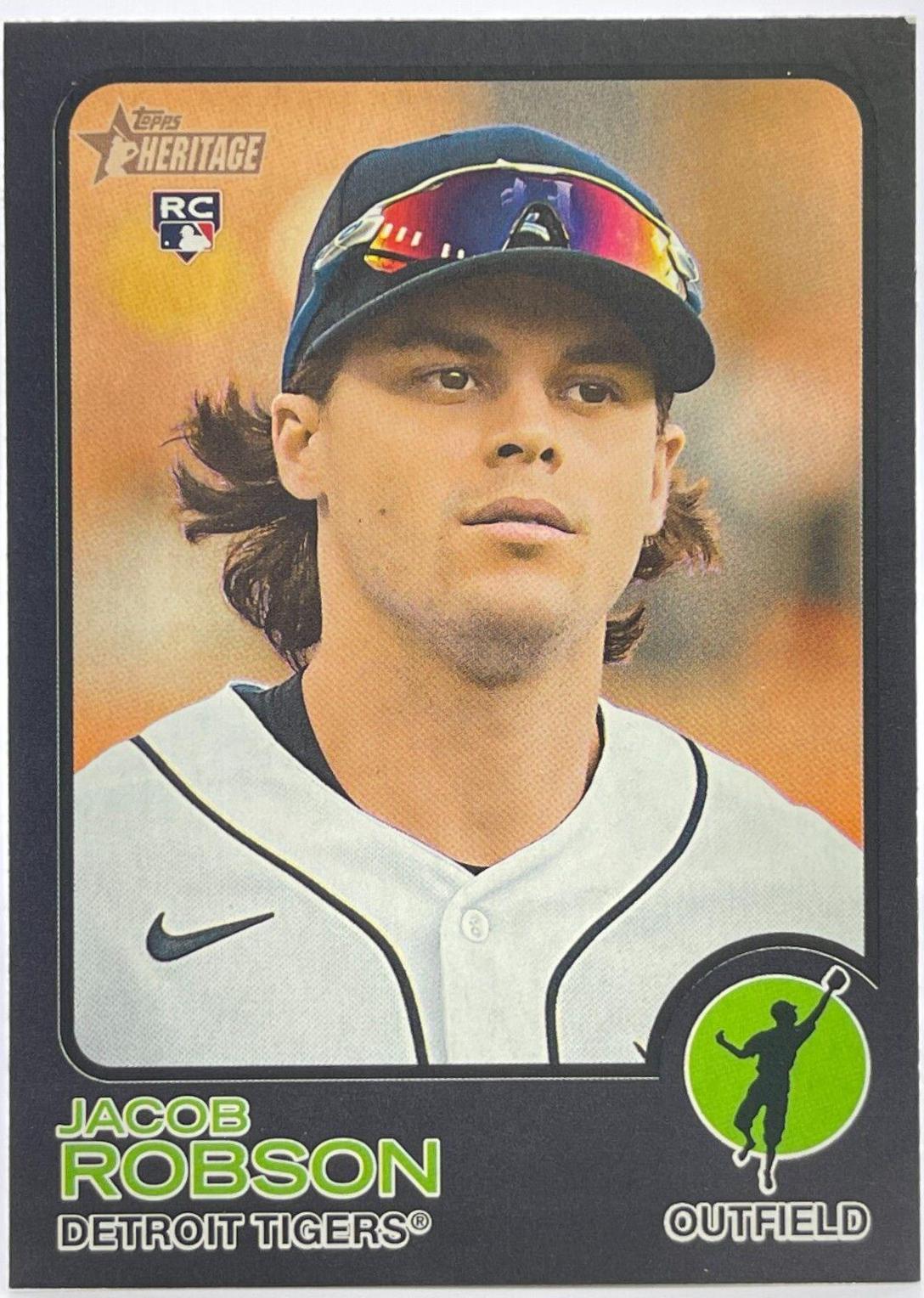 Jacob Robson [Black] #588 Prices | 2022 Topps Heritage | Baseball Cards
