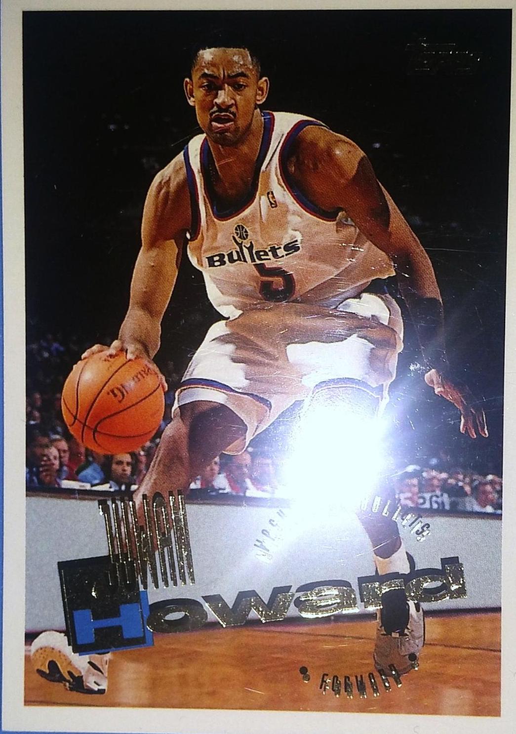 Juwan Howard ##161 Basketball Cards 1995 Topps