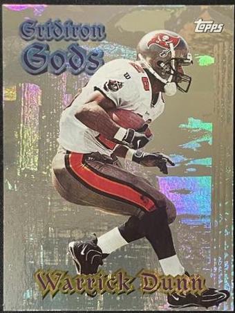 Warrick Dunn #G9 Football Cards 1998 Topps Gridiron Gods
