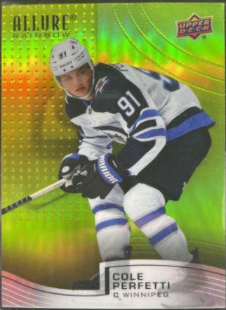 Cole Perfetti #R-5 2021 Upper Deck Allure Rainbow Hockey
