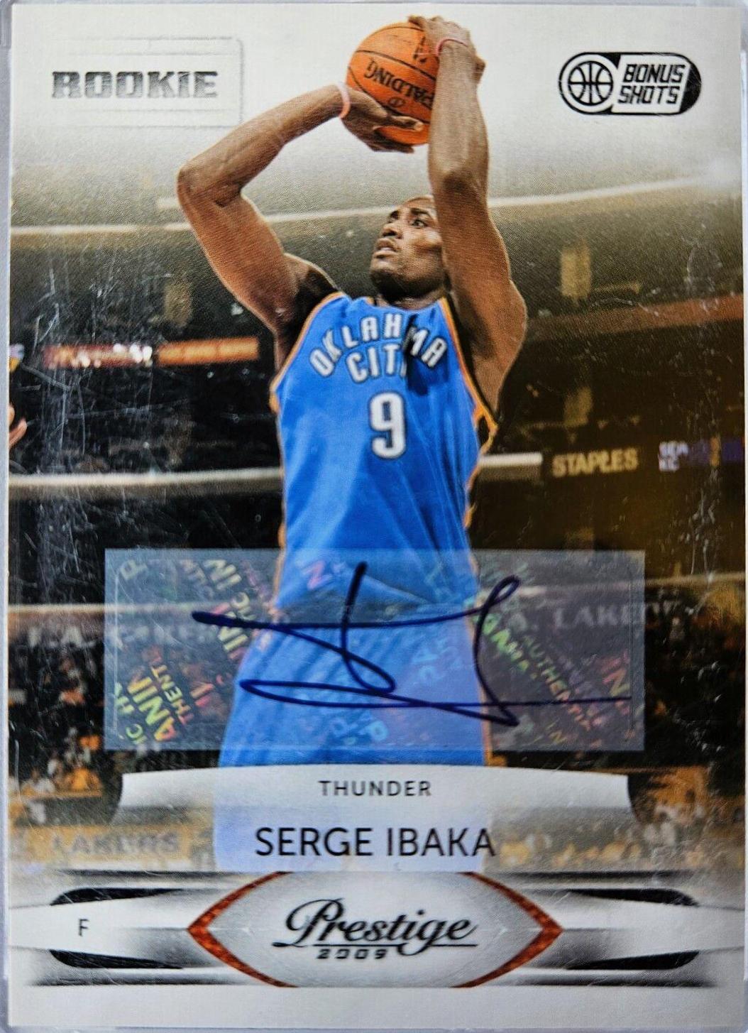 Serge Ibaka [Bonus Shots Black Signature] #253