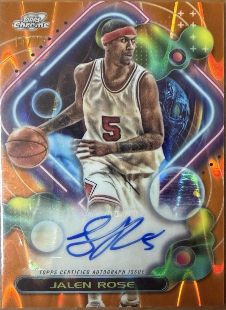Jalen Rose [Orange Galactic] #CCAV-JR