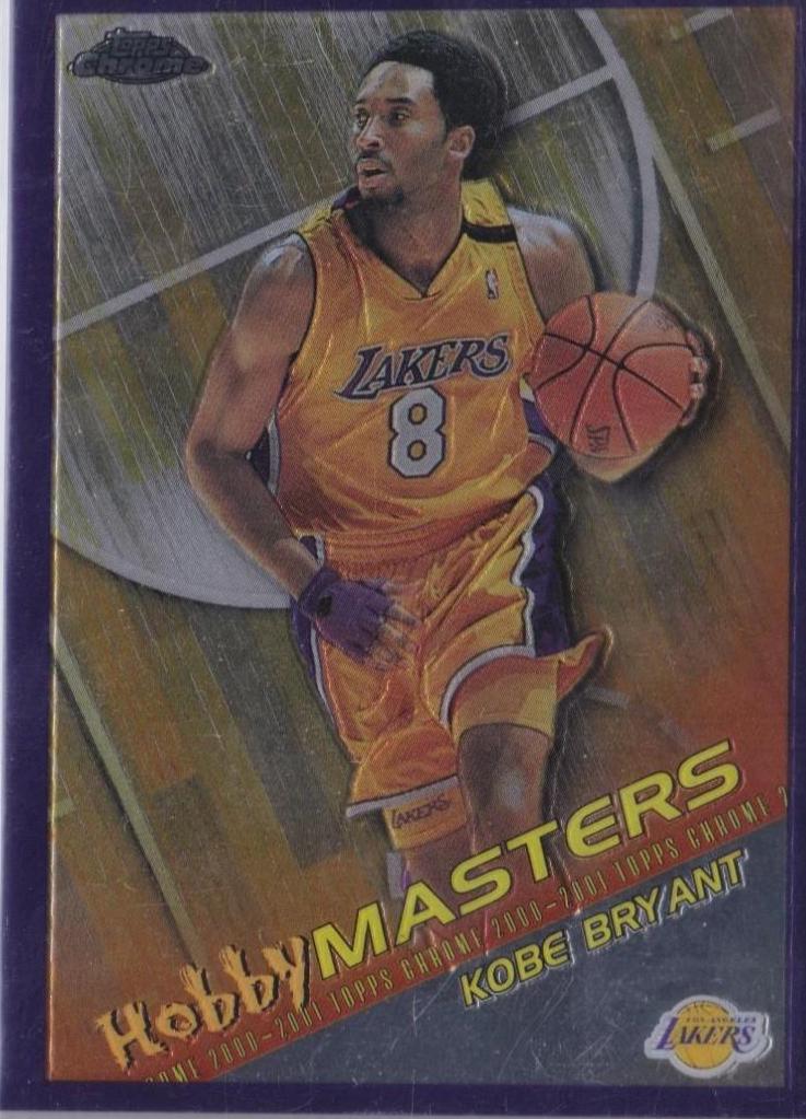 Kobe Bryant #HM5 Basketball Cards 2000 Topps Chrome Hobby Masters
