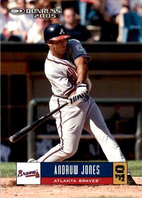 Andruw Jones #93 Baseball Cards 2005 Donruss