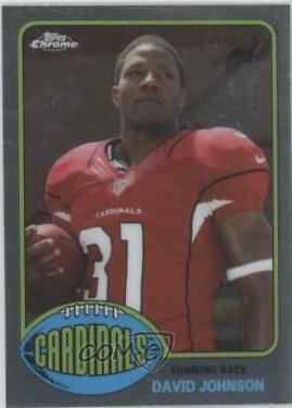 David Johnson #76-DJO Football Cards 2015 Topps Chrome 1976