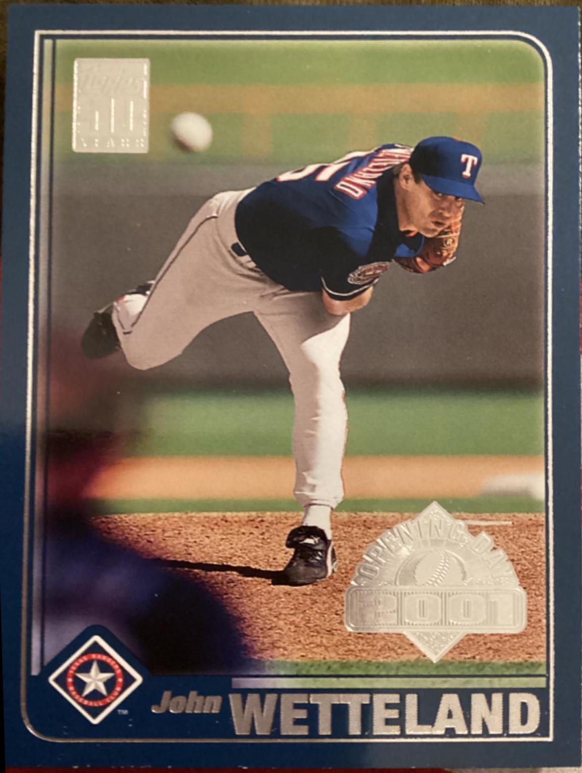 John Wetteland #34 Baseball Cards 2001 Topps Opening Day