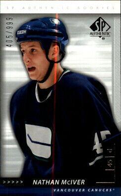 Nathan McIver #212 2006 Sp Authentic Hockey