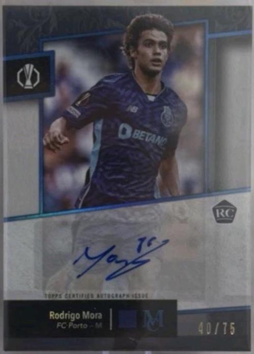 Rodrigo Mora #AA-RM3 2024 Topps Museum UEFA Archival Autograph