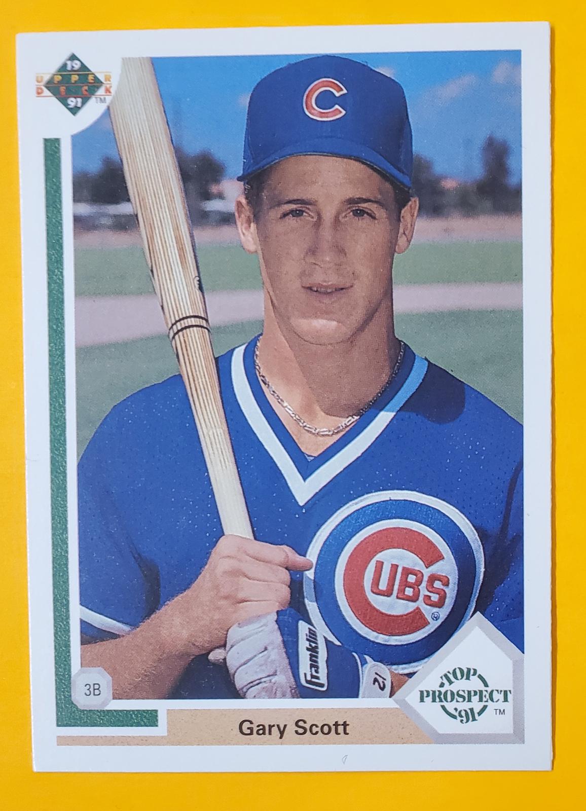 Gary Scott #58 Baseball Cards 1991 Upper Deck