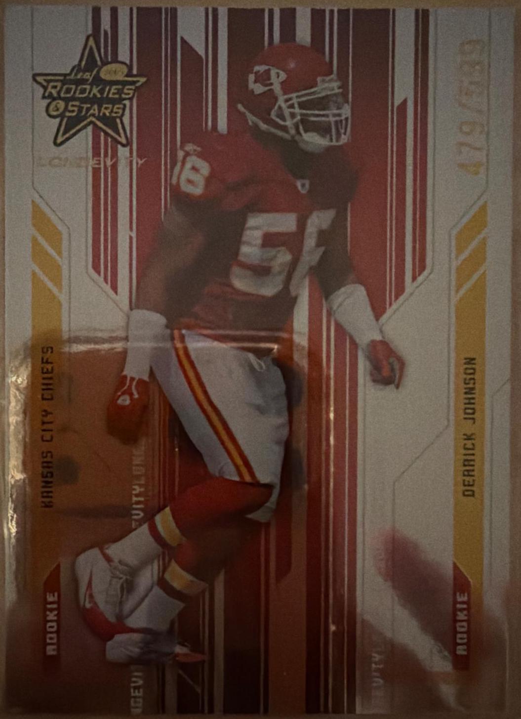 Derrick Johnson #224 2005 Leaf Rookies & Stars Longevity Football