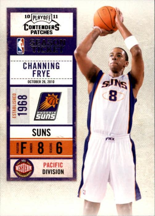 Channing Frye #11 2010 Panini Playoff Contenders Patches Basketball