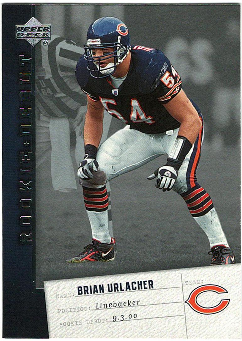 Brian Urlacher #17 Football Cards 2006 Upper Deck Rookie Debut