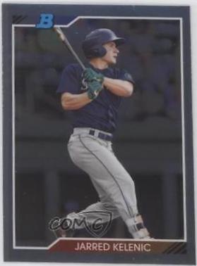 Jarred Kelenic #JK 2020 Bowman Heritage Chrome Prospects Baseball