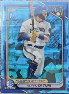 Filippo Di Turi #BCP-101 Baseball Cards 2024 Bowman Chrome Prospects Sapphire