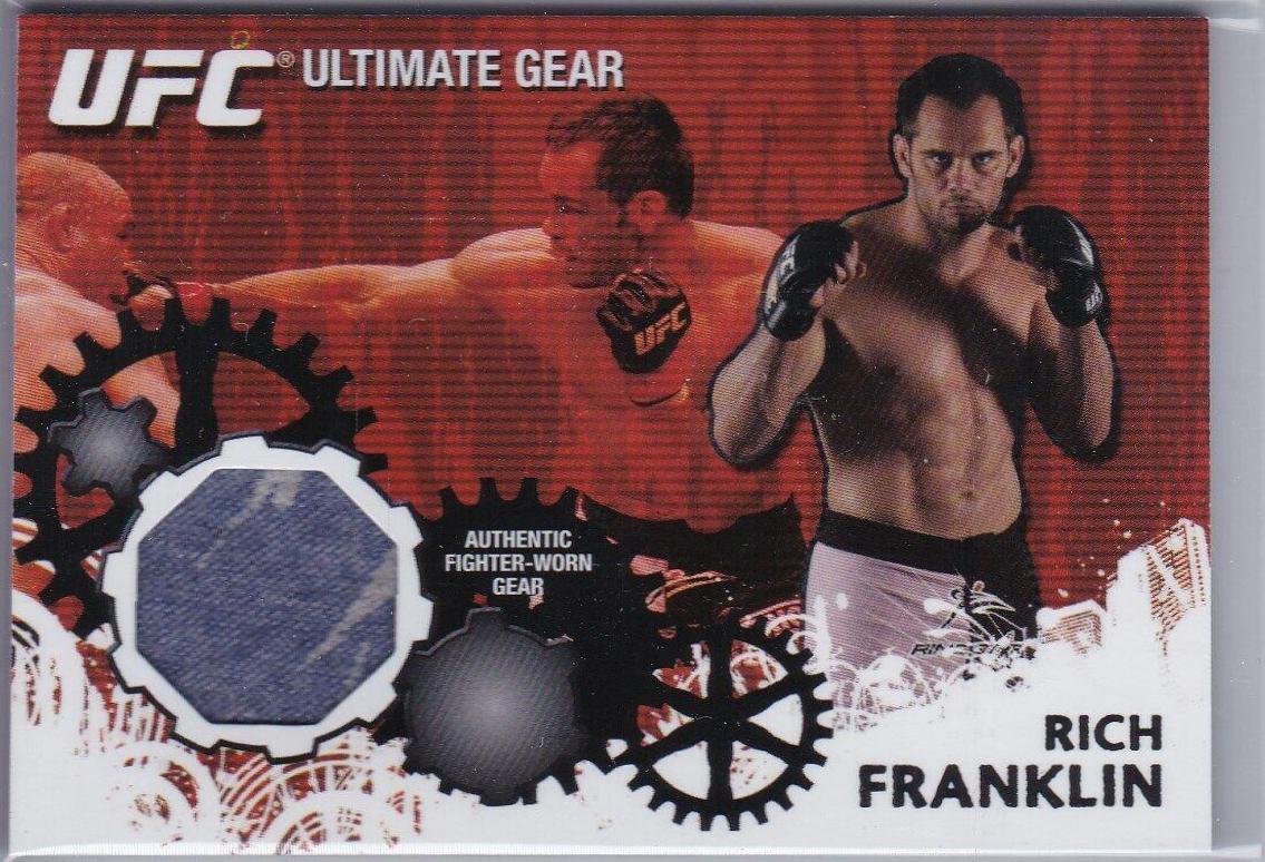 Rich Franklin #UG-RF Ufc Cards 2010 Topps UFC Ultimate Gear Relic