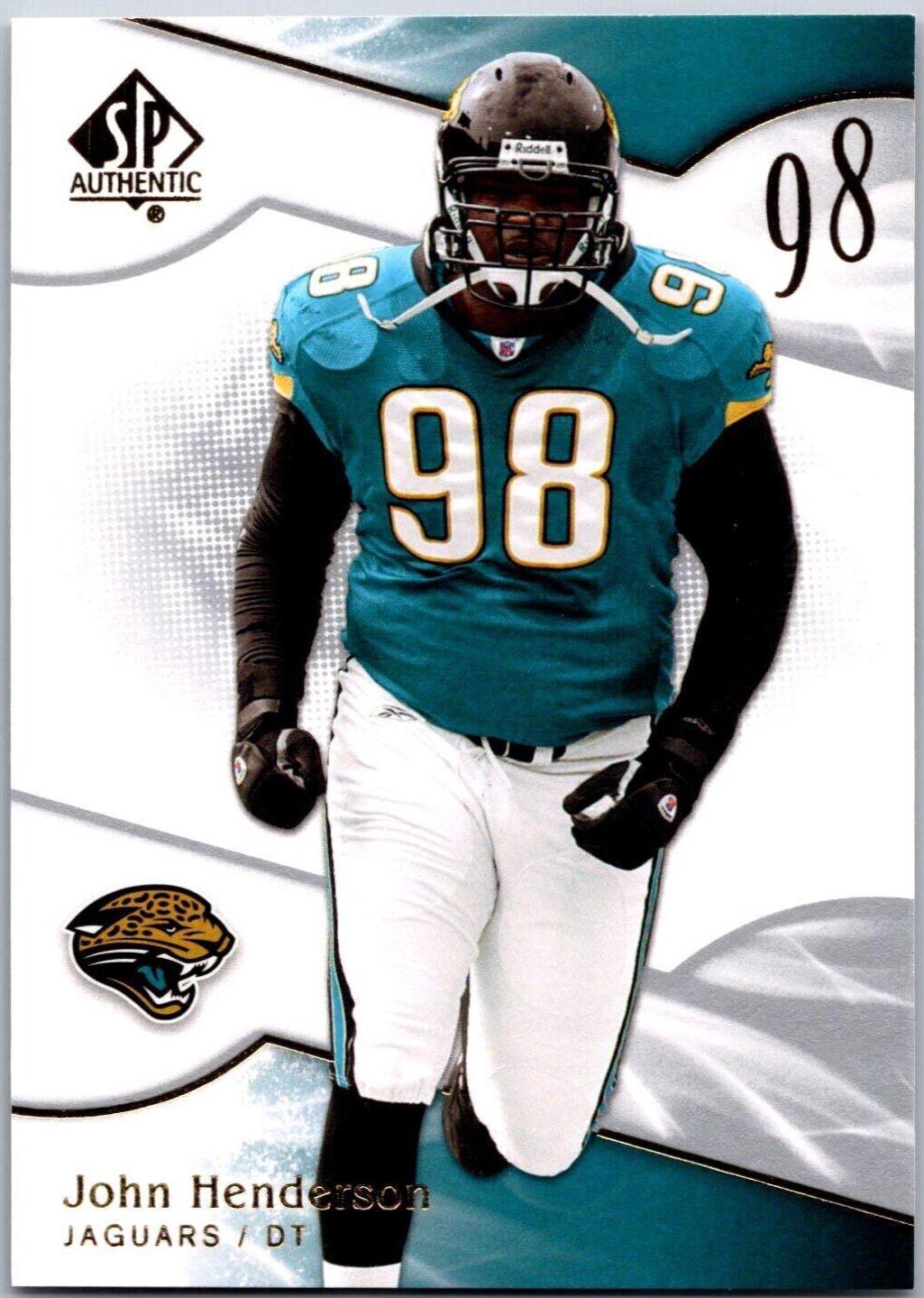 John Henderson #97 2009 Sp Authentic Football