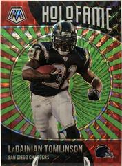 LaDainian Tomlinson [Green Fluorescent] #13 Football Cards 2021 Panini Mosaic HoloFame Prices