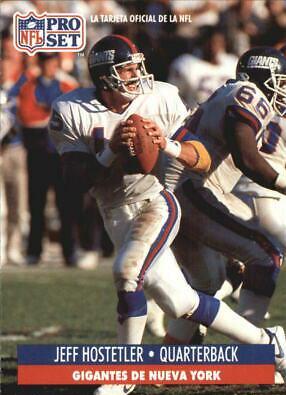 Jeff Hostetler #166 1991 Pro Set Spanish Football