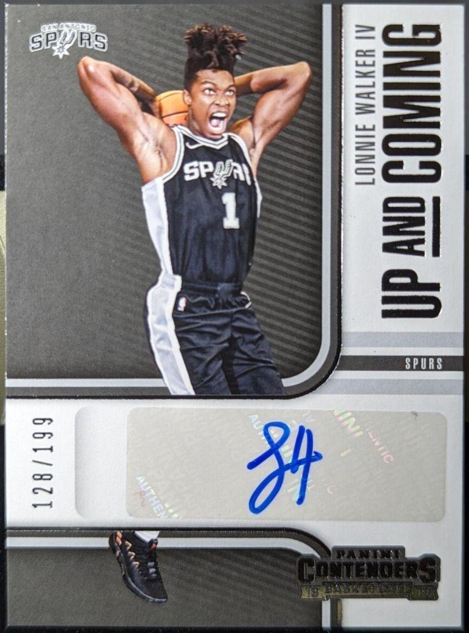 Lonnie Walker IV #UC-LW4 Basketball Cards 2018 Panini Contenders Up and Coming Autographs