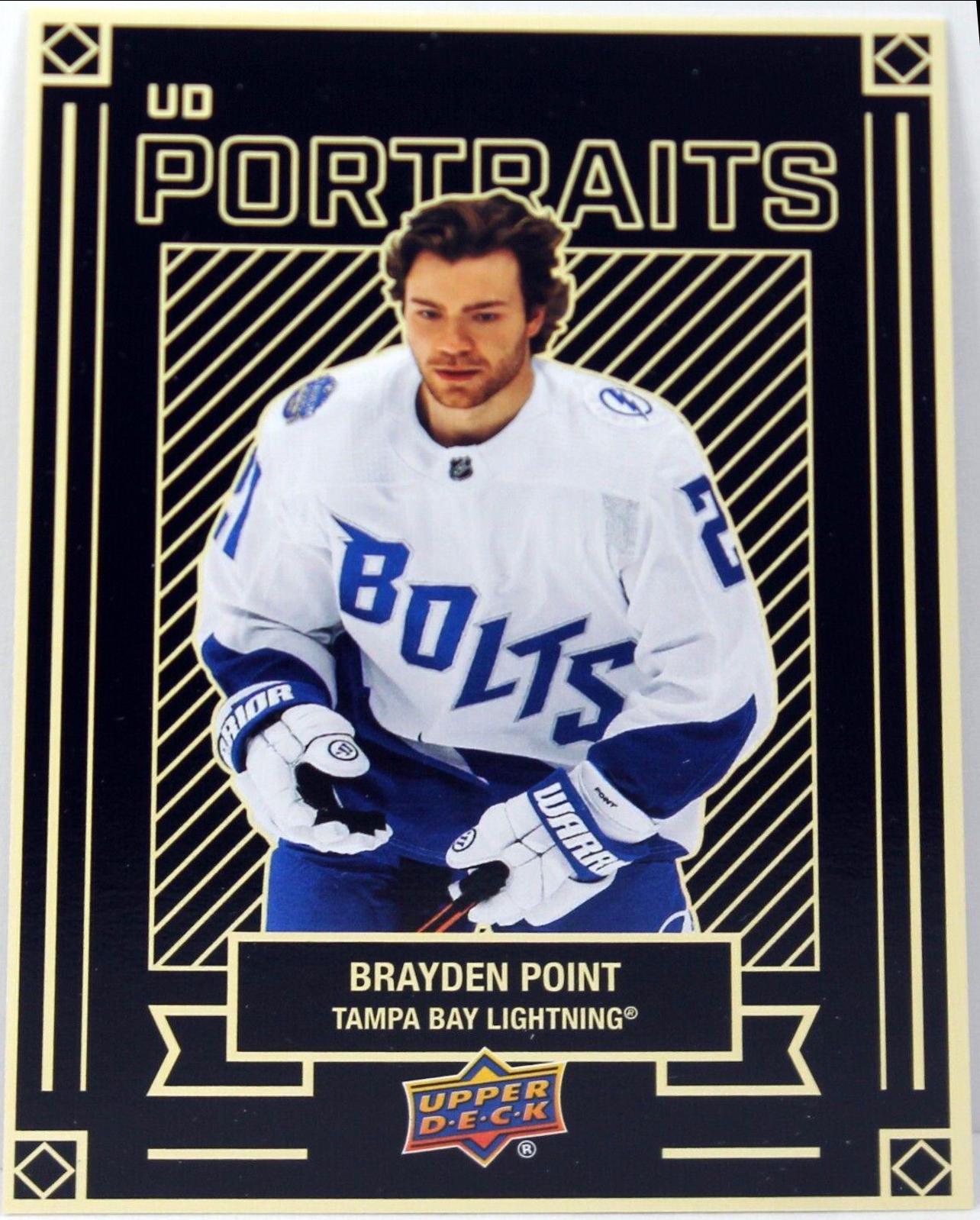 Brayden Point #P-5 Hockey Cards 2022 Upper Deck UD Portraits