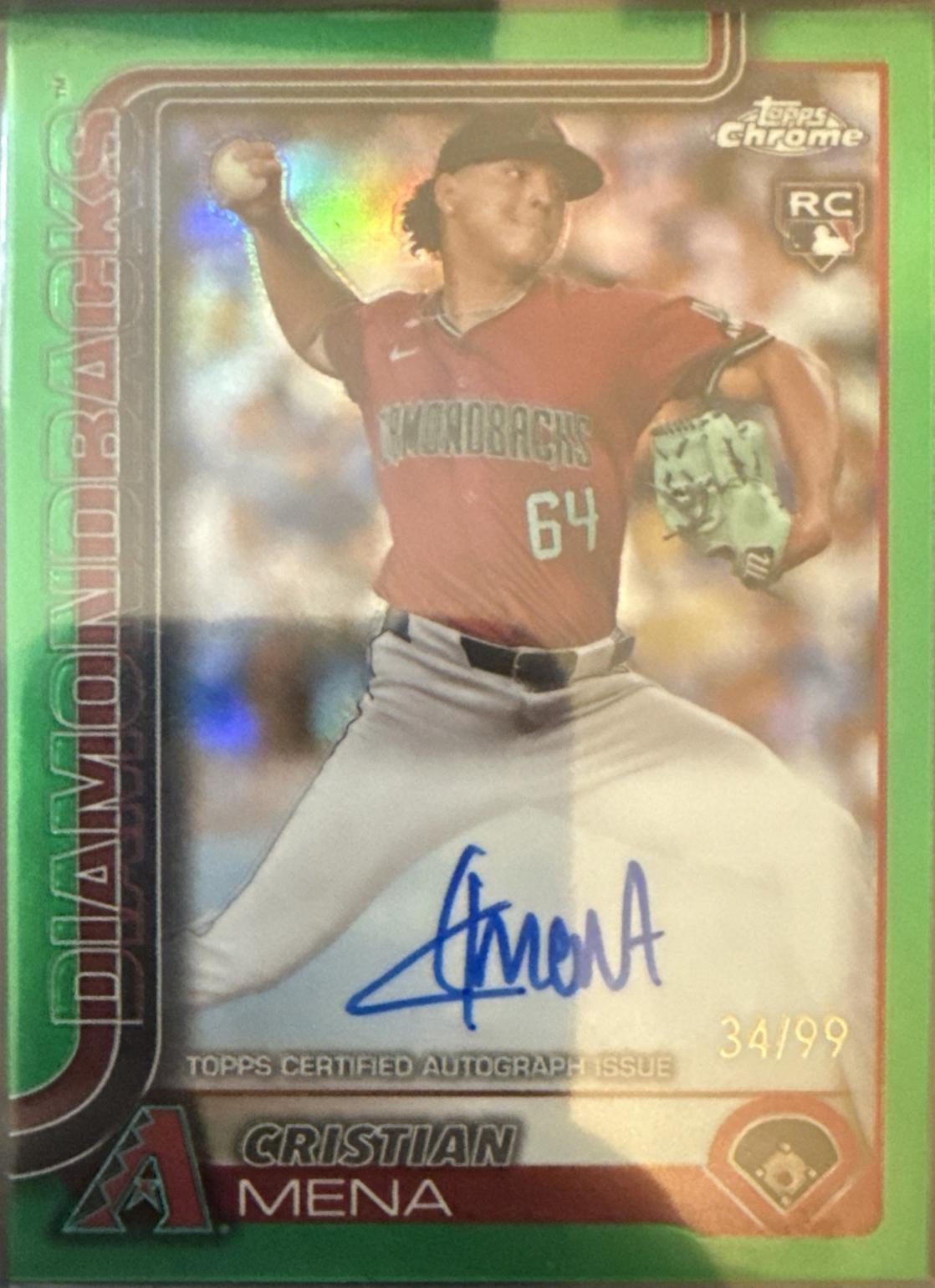 Cristian Mena [Green Refractor] #RA-CME