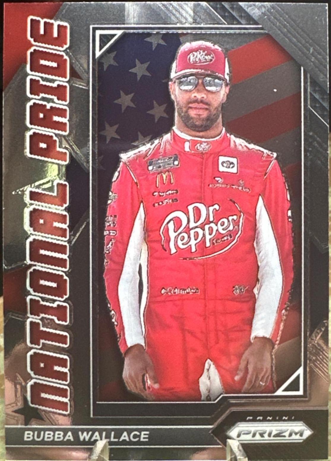 Bubba Wallace #NP15 Racing Cards 2023 Panini Prizm NASCAR National Pride