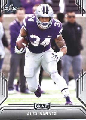 Alex Barnes #2 Football Cards 2019 Leaf Draft