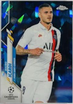 Mauro Icardi #4 Soccer Cards 2019 Topps Chrome UEFA Champions League Sapphire