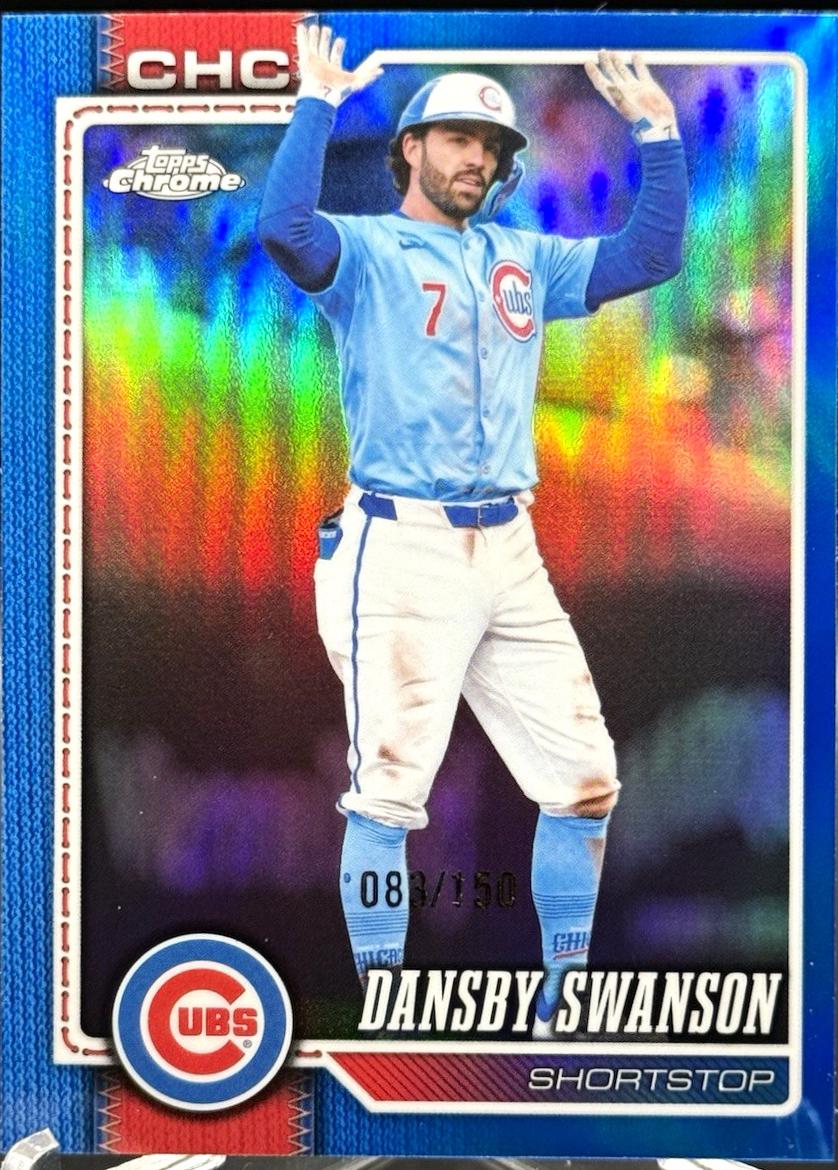 2026 Dansby Swanson [Blue Refractor] #187