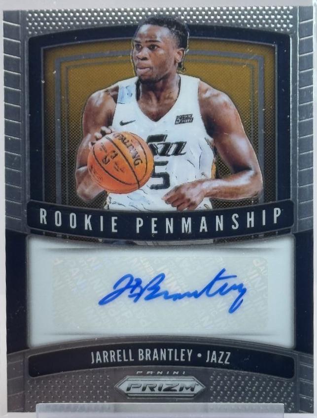 Jarrell Brantley #PMJBY Basketball Cards 2019 Panini Prizm Rookie Penmanship