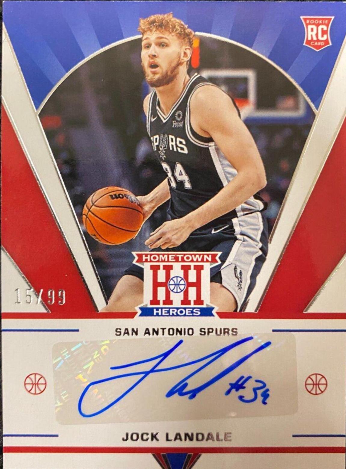 Jock Landale #HHR-JLA 2021 Panini Chronicles Hometown Heroes Rookie Autographs Basketball