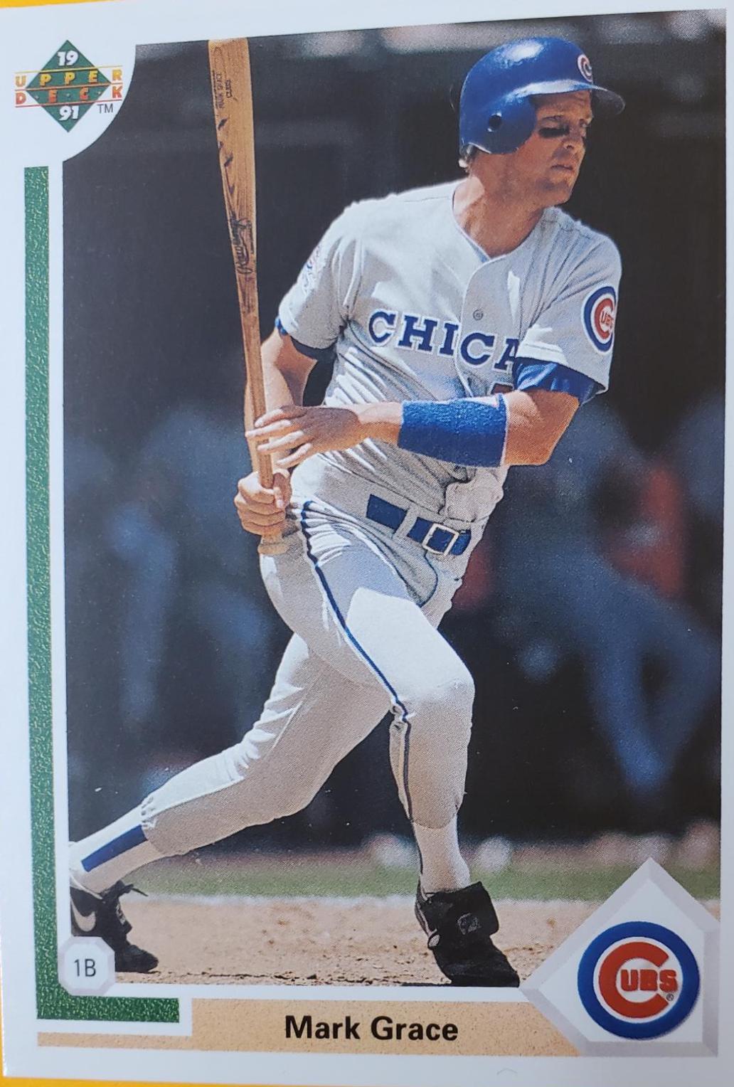 Mark Grace #134 Baseball Cards 1991 Upper Deck