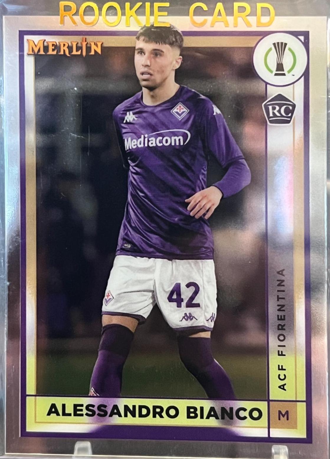 Alessandro Bianco #7 Soccer Cards 2022 Topps Merlin Chrome UEFA Club Competitions