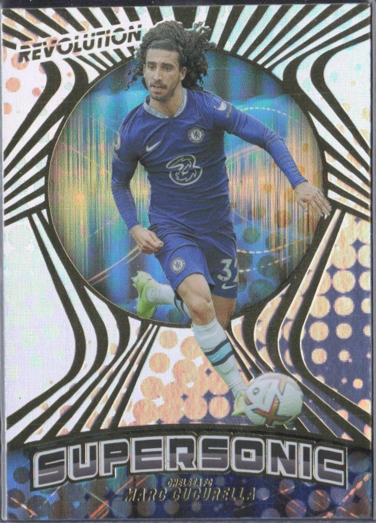 Marc Cucurella #8 Soccer Cards 2022 Panini Revolution Premier League Supersonic