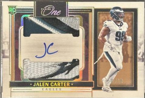 Jalen Carter [Gold Dual Patch Autograph] #47