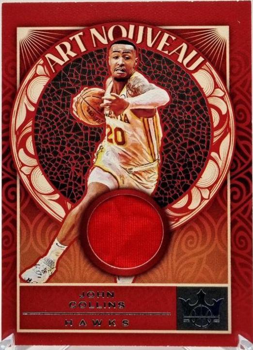 John Collins #AN-JCL.2 Basketball Cards 2021 Panini Court Kings Art Nouveau