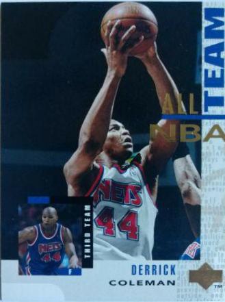 Derrick Coleman #21 Basketball Cards 1994 Upper Deck